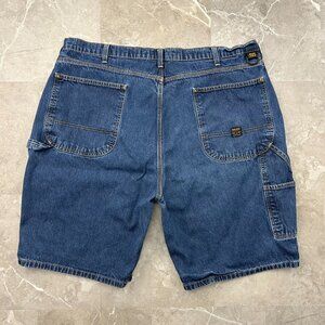 Vintage Polo Jeans Company Jorts Mens 42 Denim Jean Carpenter Shorts Blue
